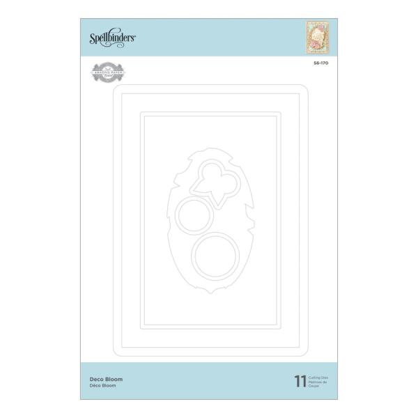 Spellbinders Die "Deco Bloom Etched" Stanzschablone