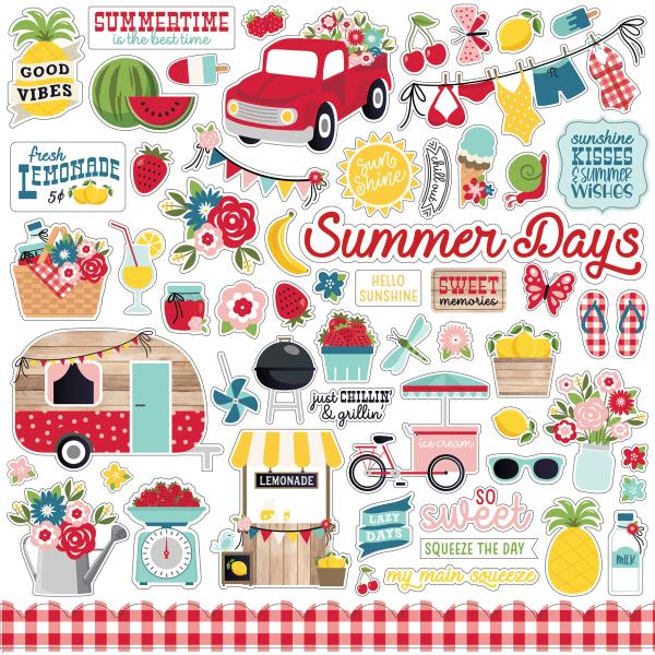 Echo Park "A Slice Of Summer" 12x12" Collection Kit