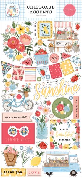 Carta Bella "Summer" Chipboard - Sticker