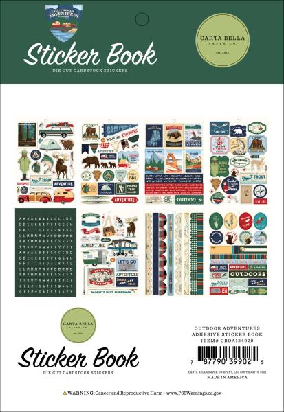 Carta Bella "Outdoor Adventures" Sticker Book