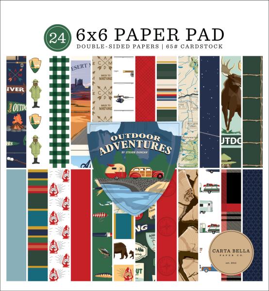 Carta Bella "Outdoor Adventures" 6x6" Paper Pad