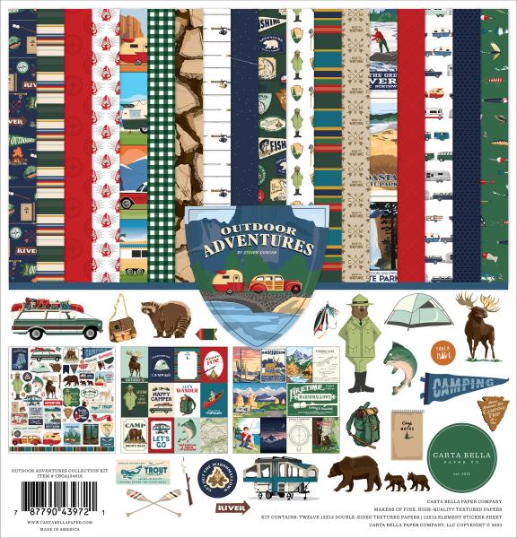 Carta Bella "Outdoor Adventures" 12x12" Collection Kit