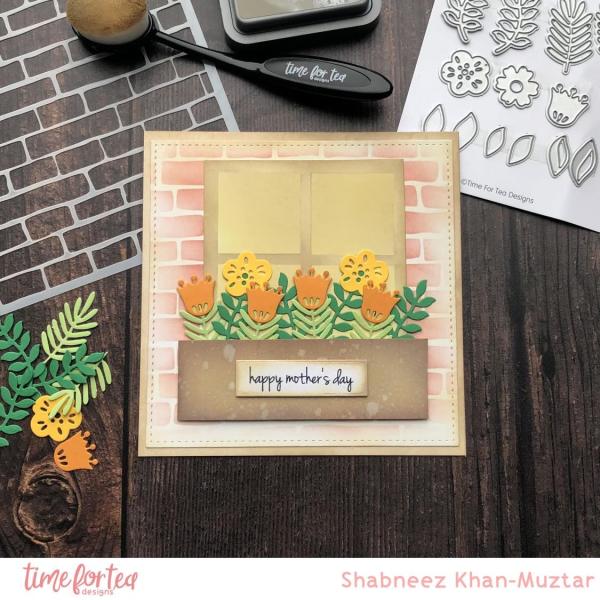 Time For Tea Clear Stamps Mum & Dad Sentiment 