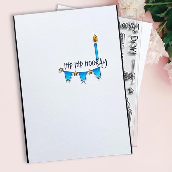 Polkadoodles Stempel "Big Birthday Surprise" Clear Stamp-Set