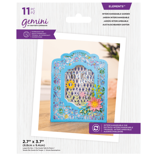 Gemini Interchangeable Garden Elements Dies  - Stanze - Garten