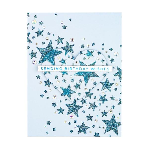 Spellbinders Stencil "Star Bright" - Schablone