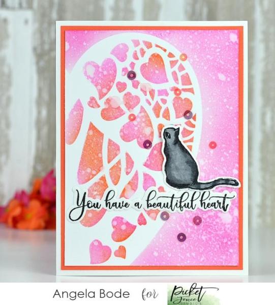 Picket Fence Studios Cats Are Family  Clear Stamps