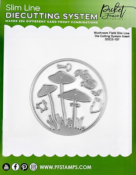 Picket Fence Studios Insert Mushroom Field Die (SDCS-107)