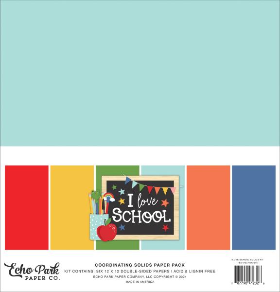 Echo Park "I Love School" Mega Bundle - Komplettpaket 