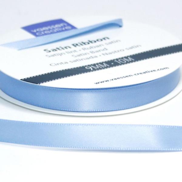 Vaessen Creative - Satinband  9mm 10 Meter Hellblau