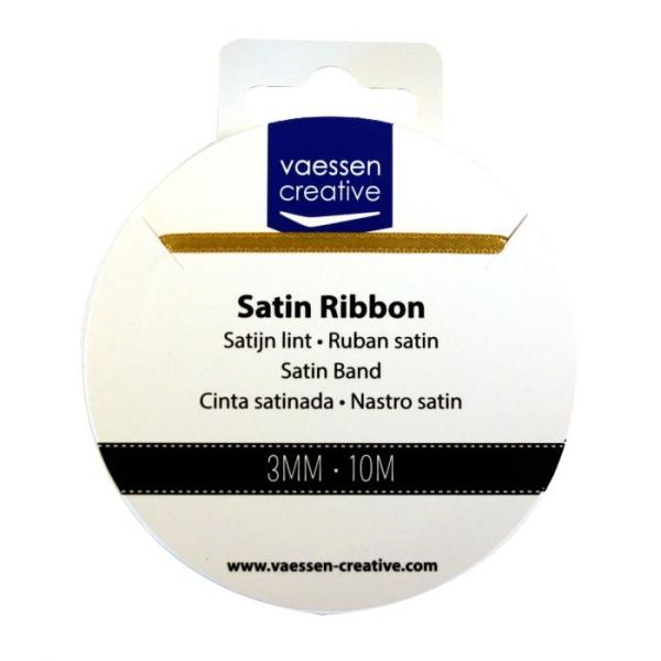 Vaessen Creative - Satinband 3mm 10m Gold