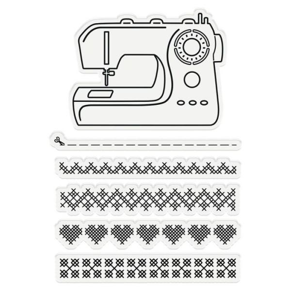 Crafters Companion - Crafty Fun Sew Pretty  - Clear Stamps