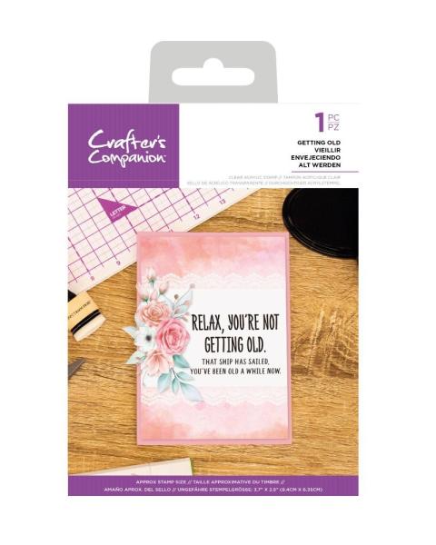 Crafters Companion - Getting Old  - Clear Stamps