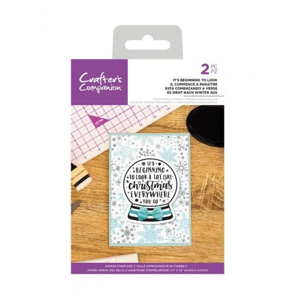 Crafters Companion - It's Beginning To Look  - Clear Stamps