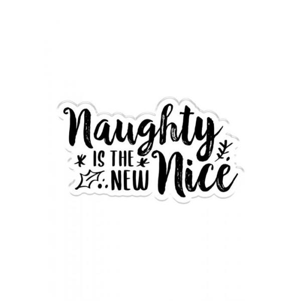 Crafters Companion - Naughty Is The New Nice  - Clear Stamps