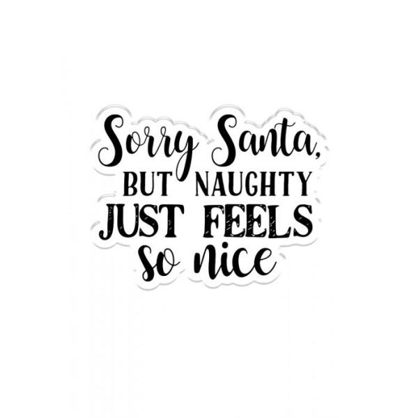 Crafters Companion - Sorry Santa  - Clear Stamps