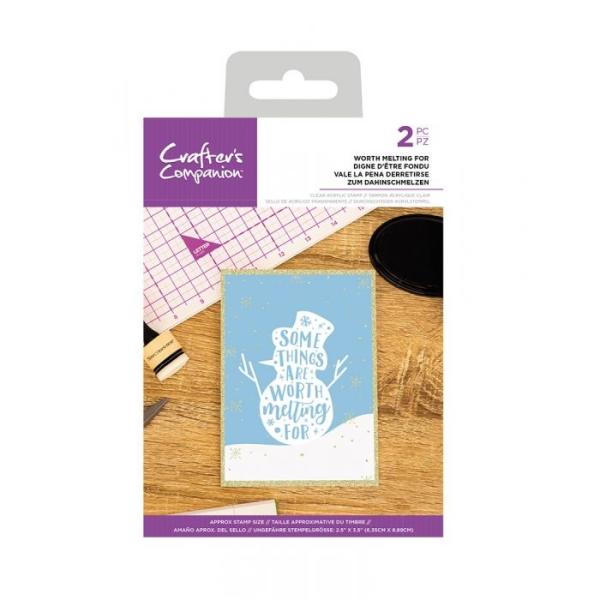 Crafters Companion - Worth Melting For  - Clear Stamps