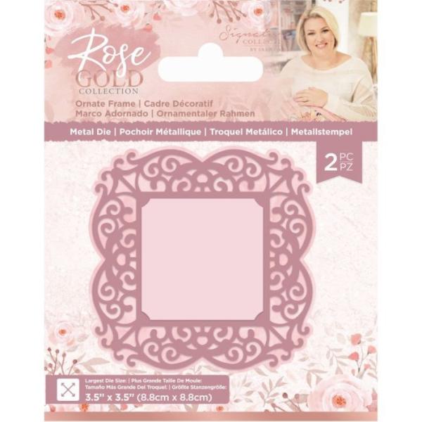 Crafters Companion - Rose Gold Ornate Frame Die  - Stanze