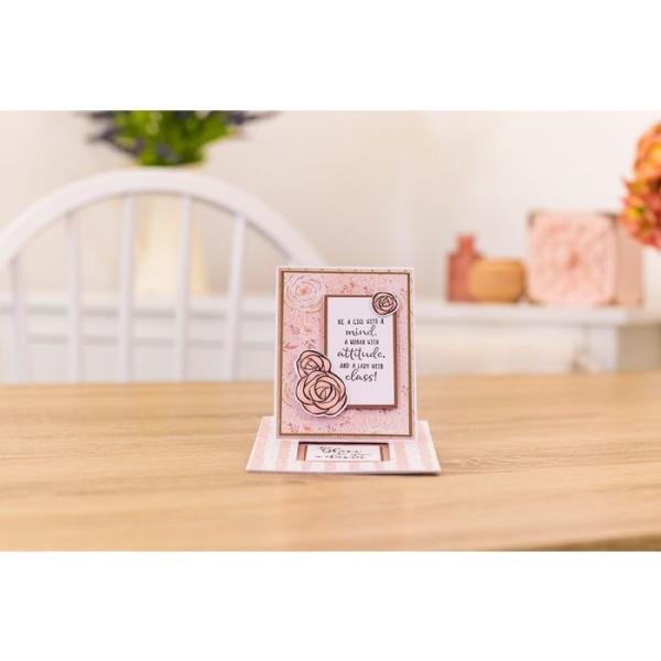 Crafters Companion - Rose Gold Sassy Sentiments  - Clear Stamps