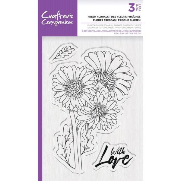 Crafters Companion - Fresh Florals  - Clear Stamps