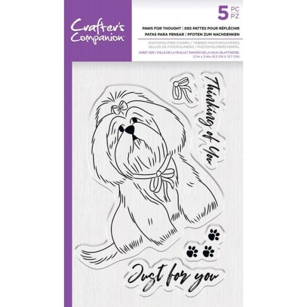 Crafters Companion - Paws for Thought  - Clear Stamps