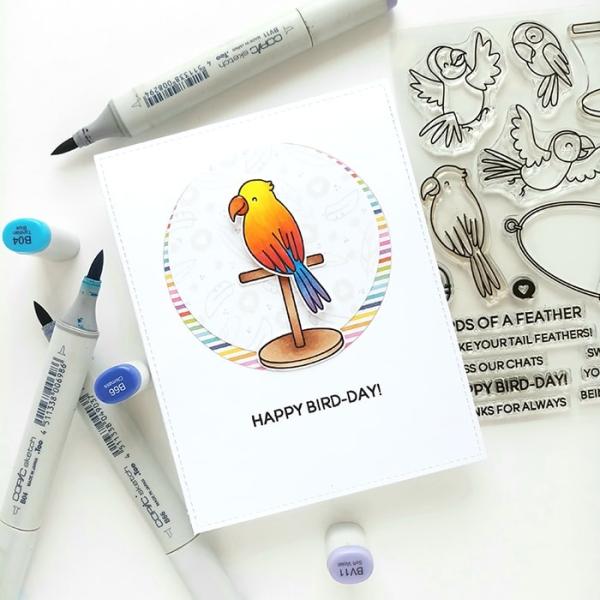 Heffy Doodle Wingman Clear Stamps - Stempel 