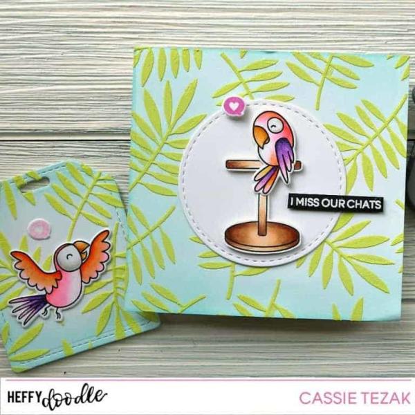 Heffy Doodle Wingman Clear Stamps - Stempel 