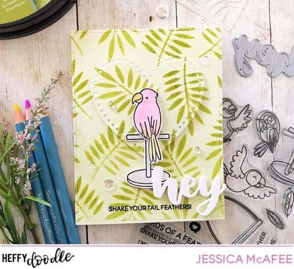 Heffy Doodle Wingman Clear Stamps - Stempel 