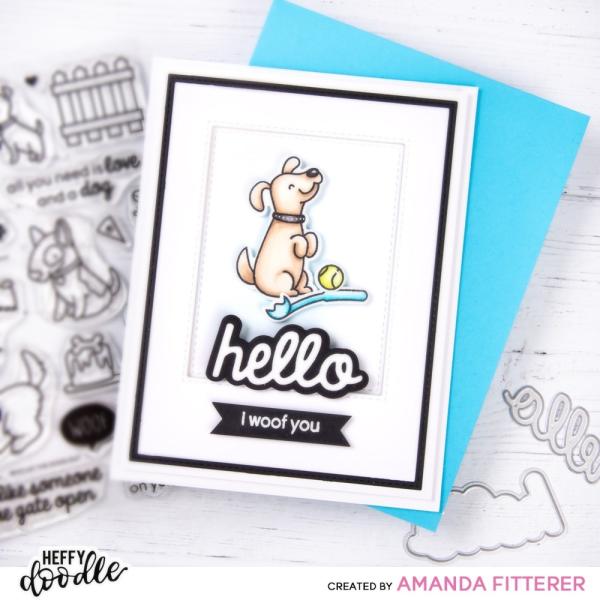 Heffy Doodle Hot Diggity Dog   Clear Stamps - Stempel 