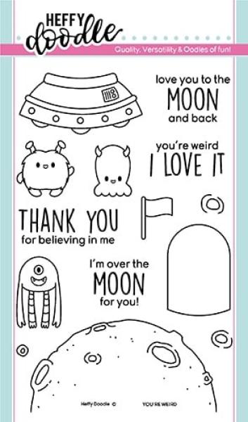 Heffy Doodle You're Weird   Clear Stamps - Stempel 