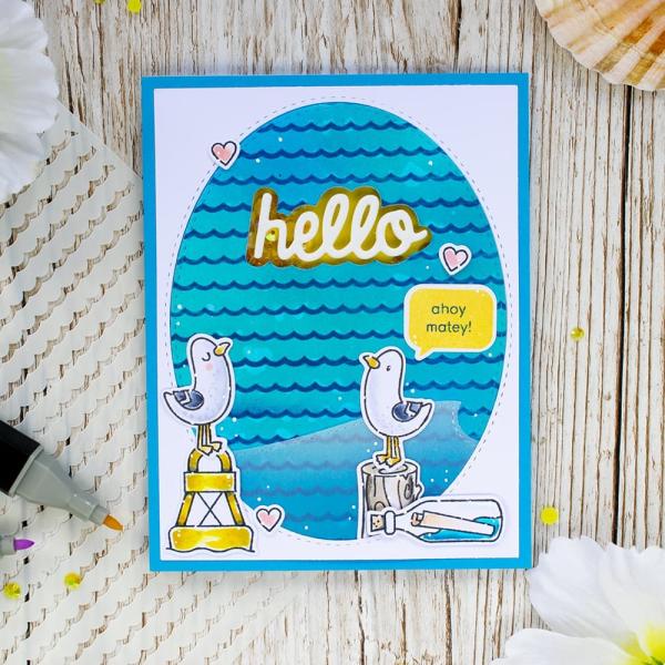 Heffy Doodle You Go, Gull   Clear Stamps - Stempel 