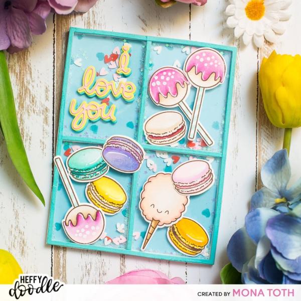 Heffy Doodle Sweet Stuff   Clear Stamps - Stempel 