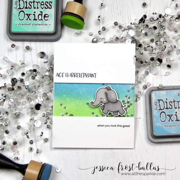 Heffy Doodle Elephant of Surprise   Clear Stamps - Stempel 