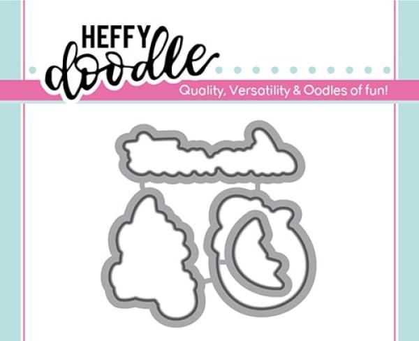 Heffy Doodle Dinky Dinos  Cutting Dies - Stanze