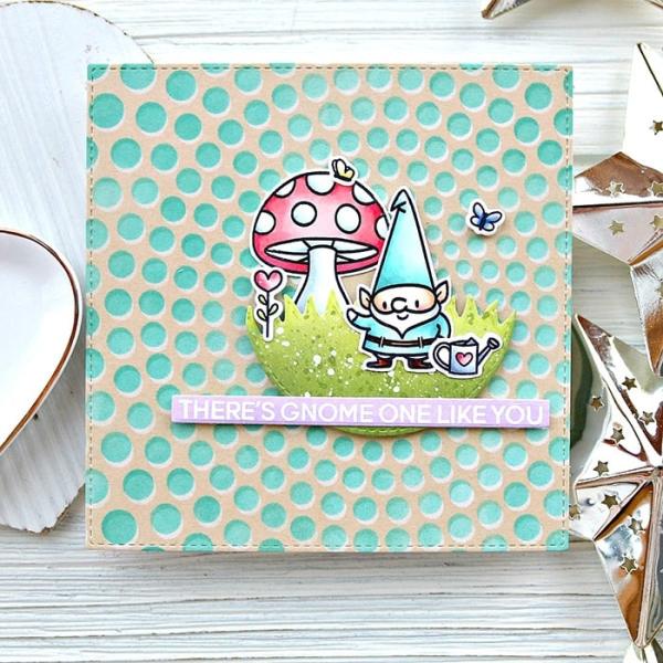 Heffy Doodle Stitched Squares  Cutting Dies - Stanze  