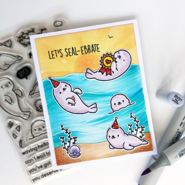 Heffy Doodle Sealy Friends  Cutting Dies - Stanze