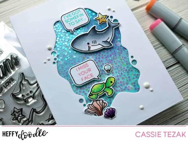 Heffy Doodle Whatcha Sayin'   Clear Stamps - Stempel 