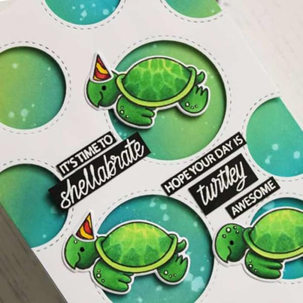 Heffy Doodle Shellabrate   Clear Stamps - Stempel 