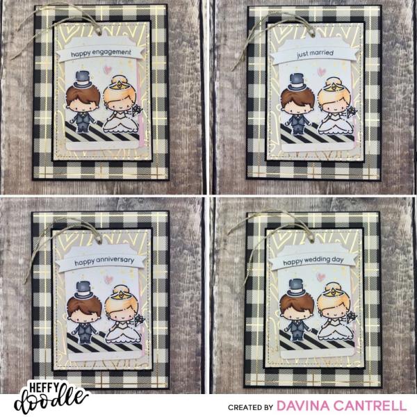 Heffy Doodle  Classic Sentiments   Clear Stamps - Stempel 