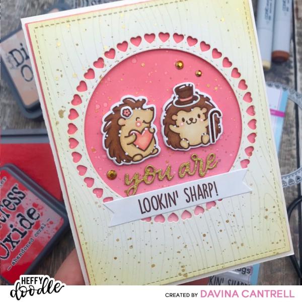 Heffy Doodle Quill You Be Mine   Clear Stamps - Stempel 