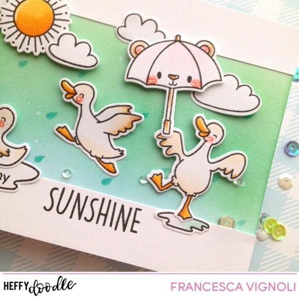 Heffy Doodle Quack Me Up   Clear Stamps - Stempel 