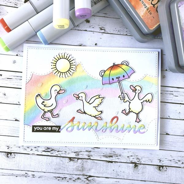 Heffy Doodle Quack Me Up   Clear Stamps - Stempel 