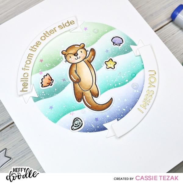 Heffy Doodle Otter Side  Cutting Dies - Stanze