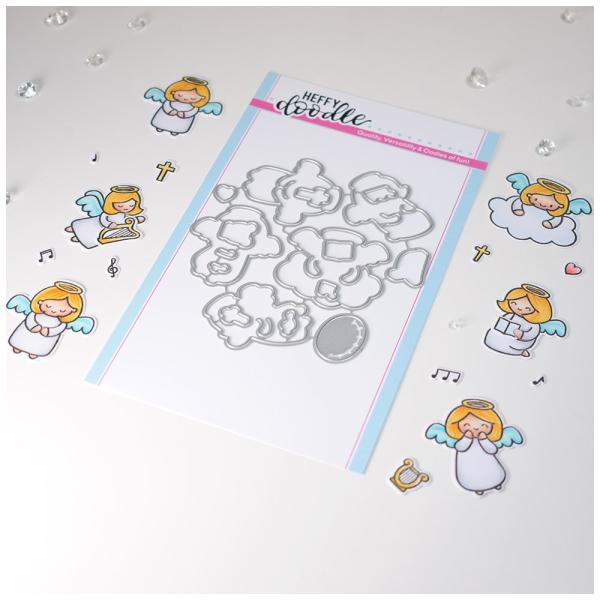 Heffy Doodle My Little Angel  Cutting Dies - Stanze