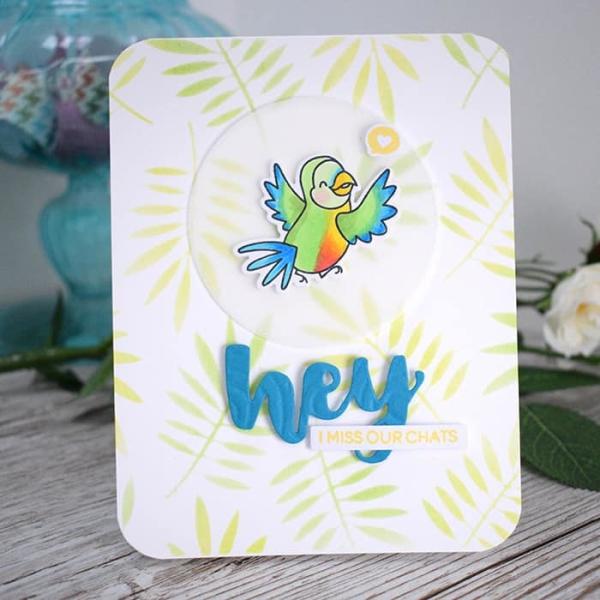 Heffy Doodle UnbeLEAFable  Stencil - Schablone