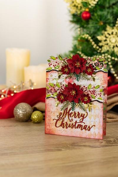 Crafters Companion - Vintage Christmas Enchanted Ivy Die  - Stanze