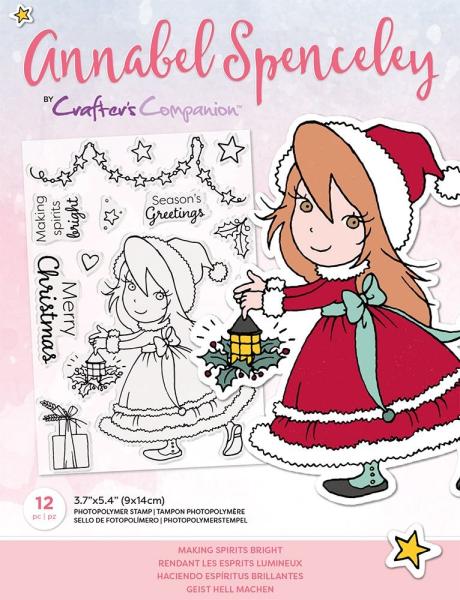 Crafters Companion - Annabel Spenceley Making Spirits Bright  - Clear Stamps