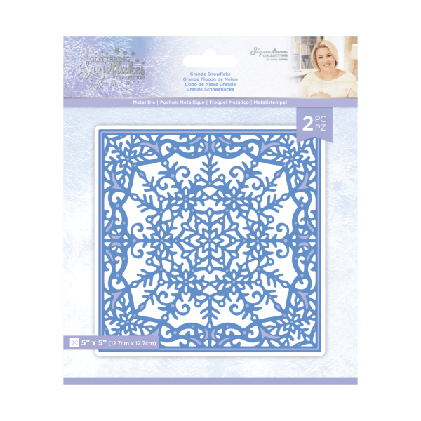 Crafters Companion - Glittering Snowflakes Metal Die Grande Snowflake  - Stanze