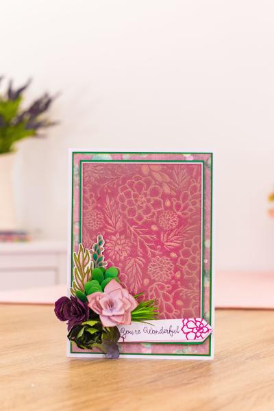 Crafters Companion -Sensational Succulents  - Succulent Frame - Prägefolder