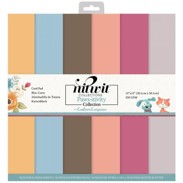 Crafters Companion - Pawsitivity - 12" Paper Pack